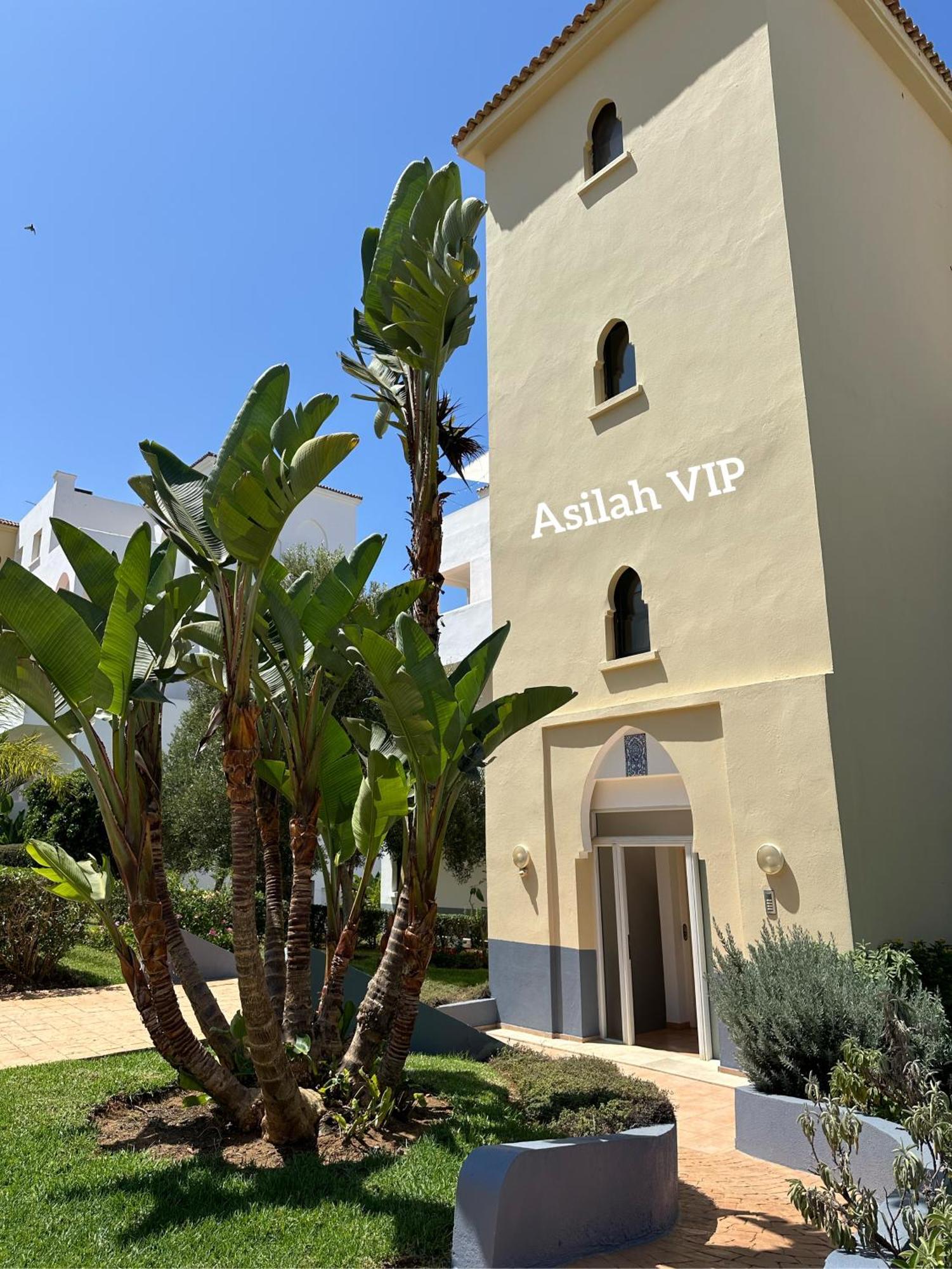 Asilah Vip - Haut Standing - Vue Mer - Piscines - Plage A 5 Minute - Garage Privee - Acces Pmr Eksteriør bilde
